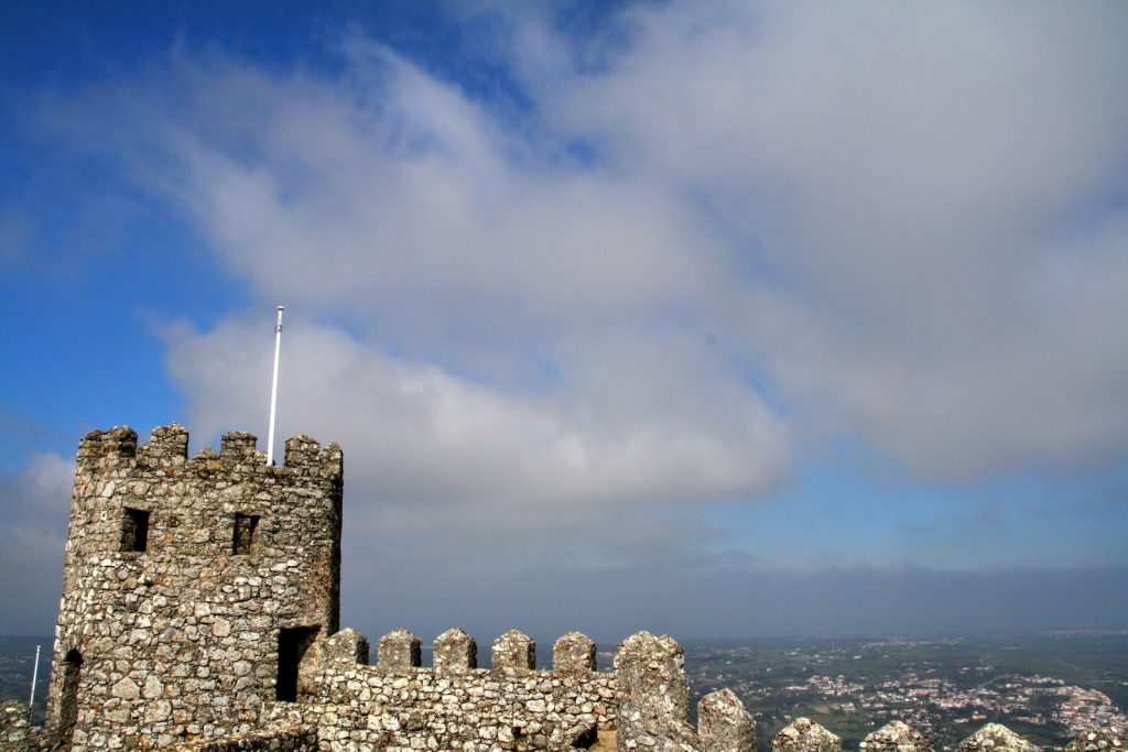 Uitzicht vanaf Castelo dos Mouros bij Sintra